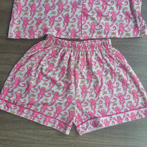 Roller Rabbit Cute Monkey Pajamas Set - Picture 3 of 7